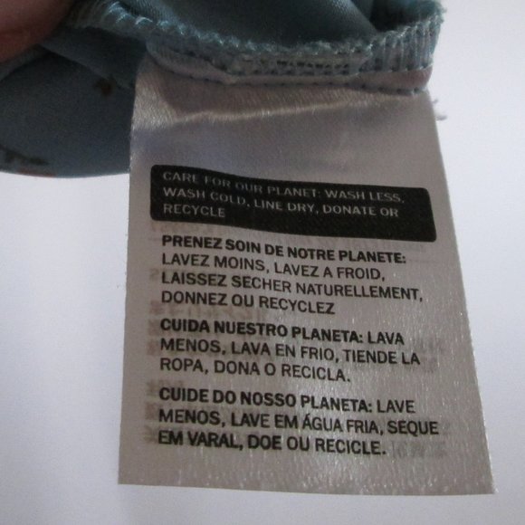 Levi's Womens Blue w\ Red Floral Print Long Sleeve Jasper Blouse Size M … - Picture 6 of 7